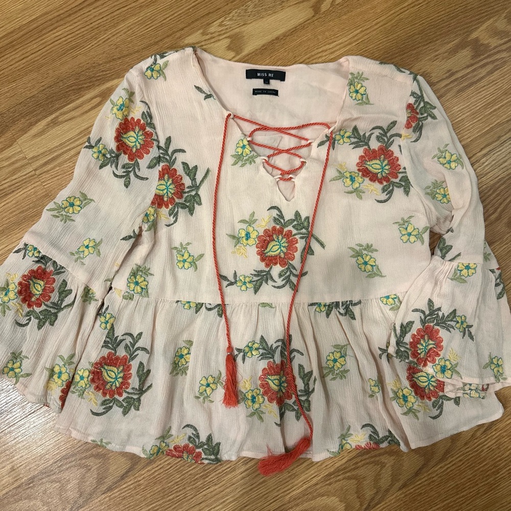 MISS ME FLORAL BLOUSE